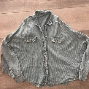 Free people waffle sweater